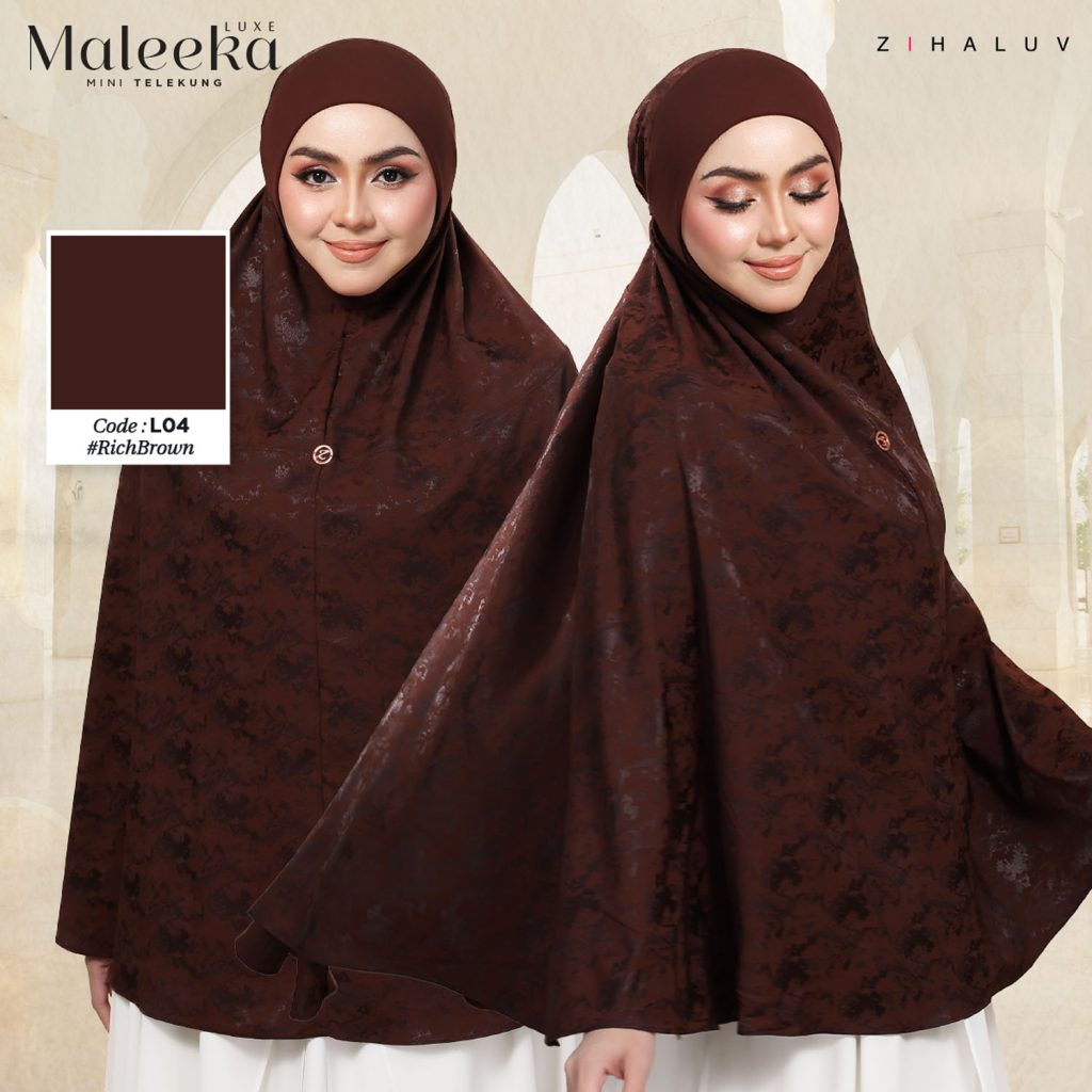 Maleeka Luxe Mini Telekung – Zihaluv
