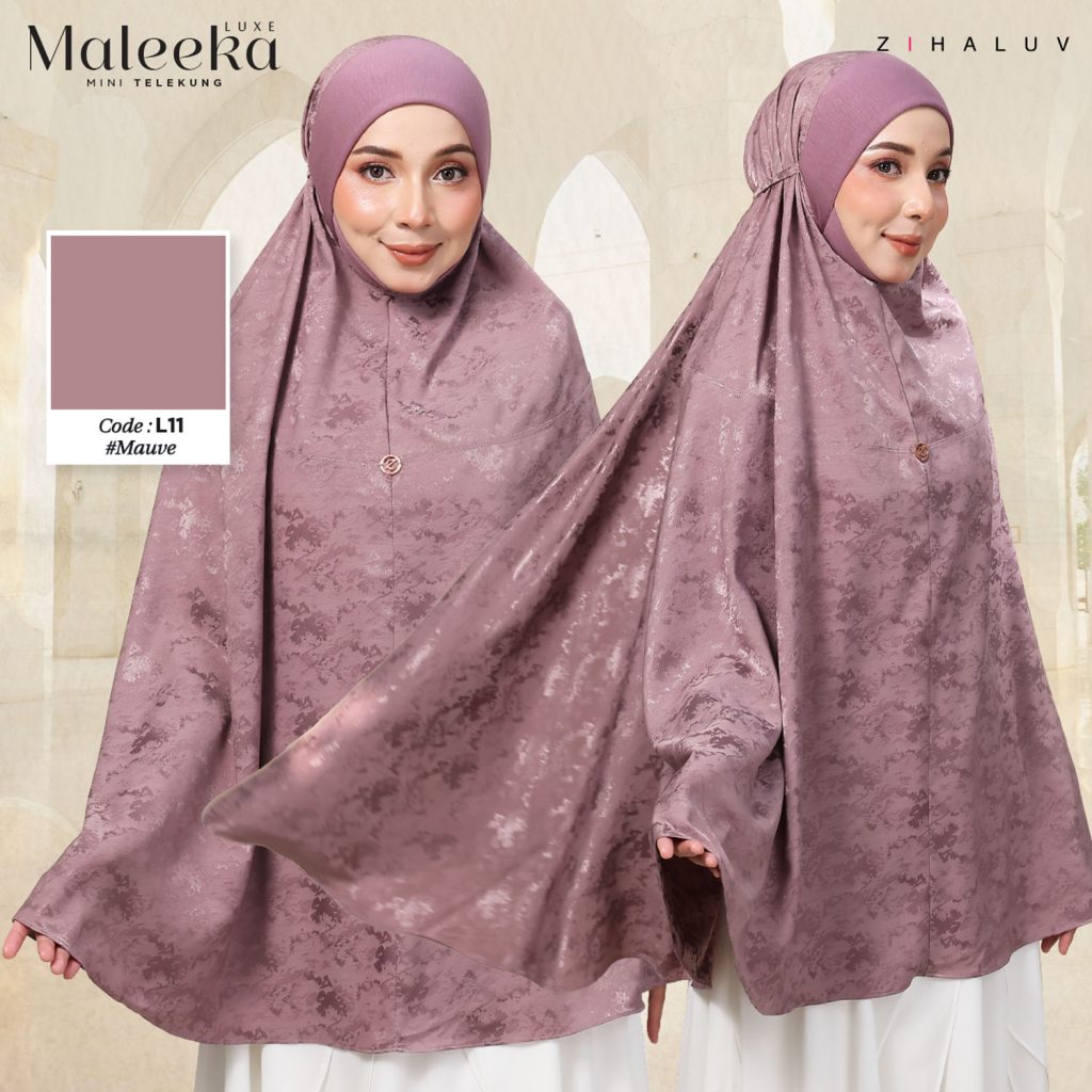 Maleeka Luxe Mini Telekung – Zihaluv