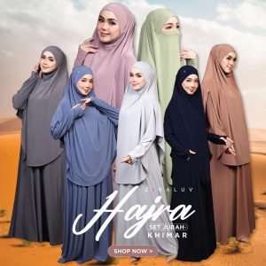 Hajra Set Jubah